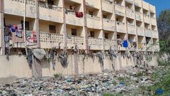 Al Shahinat gathering site, Port Sudan, Living condition of IDPs in Al shahinat gathering point in Port Sudan.