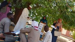 Sudan, Members of community-based committees trained on mine risk education