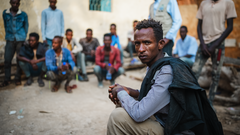 Bosasso, Somalia, The Migrant Response Centre in Bosasso has been in operation since 2009, providing migrants in vulnerable situations with critical support. Migrants face all manner of risks, including the possibility of being abandoned, before reaching their destination. The share of unaccompanied children has increased along the Yemeni Coast. The centre is the main point of contact with stranded migrants.